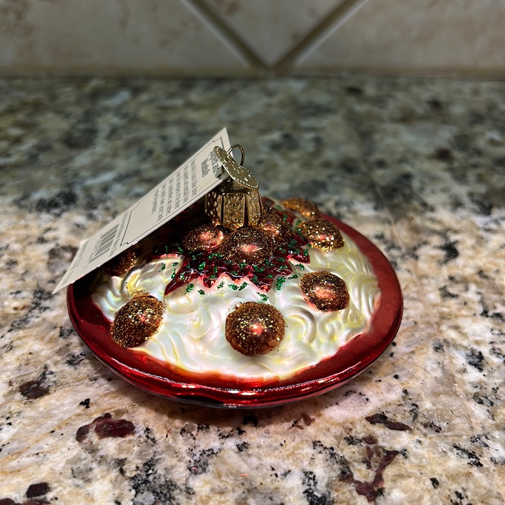 OWC Spagetti and Meatballs ornament